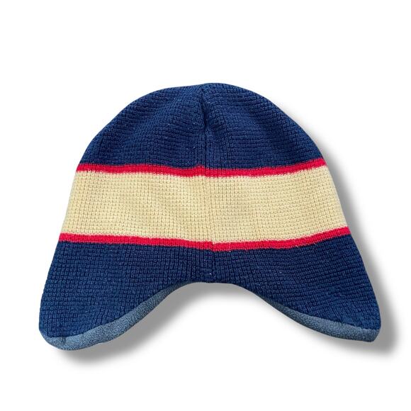 Boston Red Sox Beanie Fan Favorite Knit Hat Cap Fleece Lined MLB Blue Red OS - Picture 5 of 10